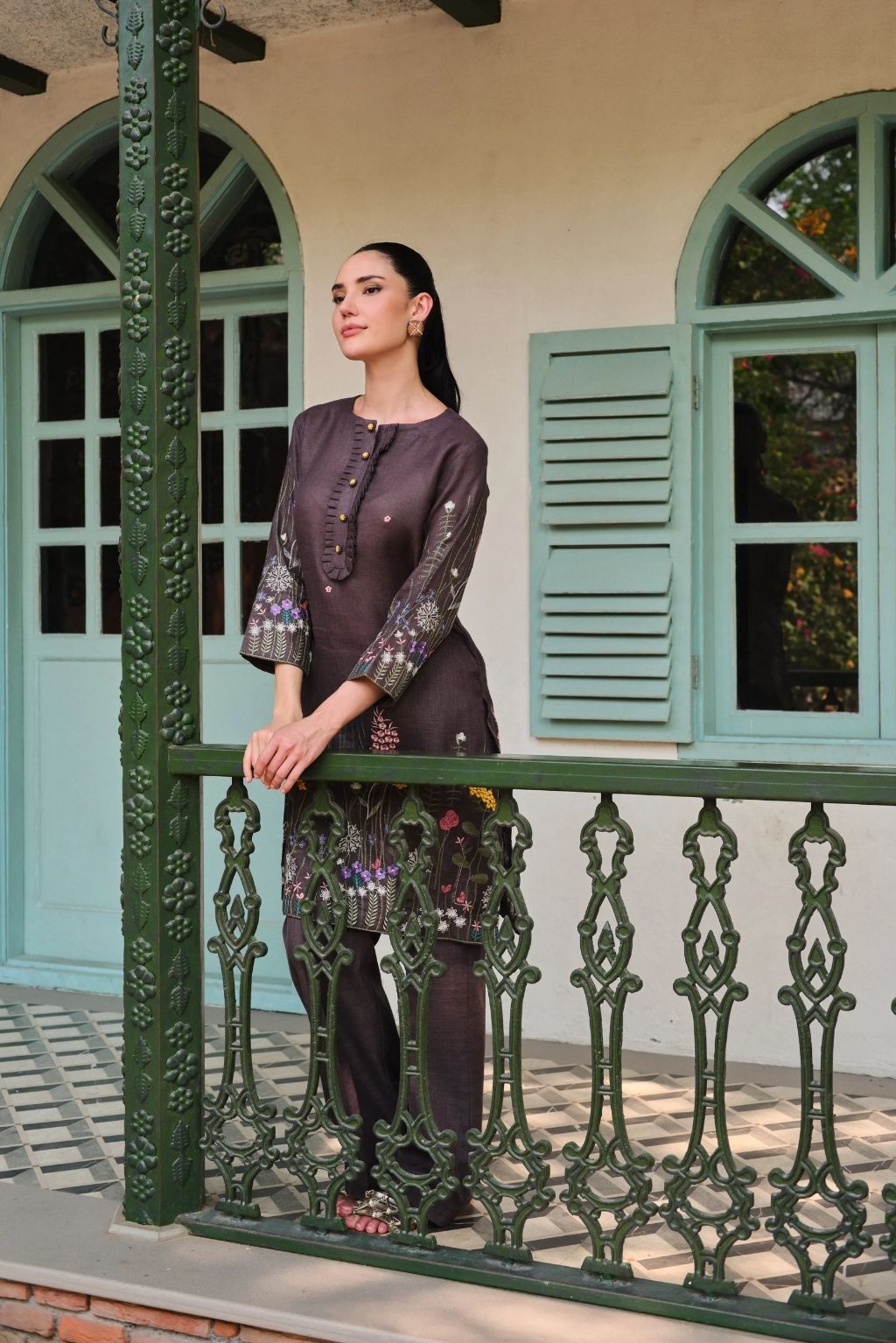 Bageecha jamuni kurta set
