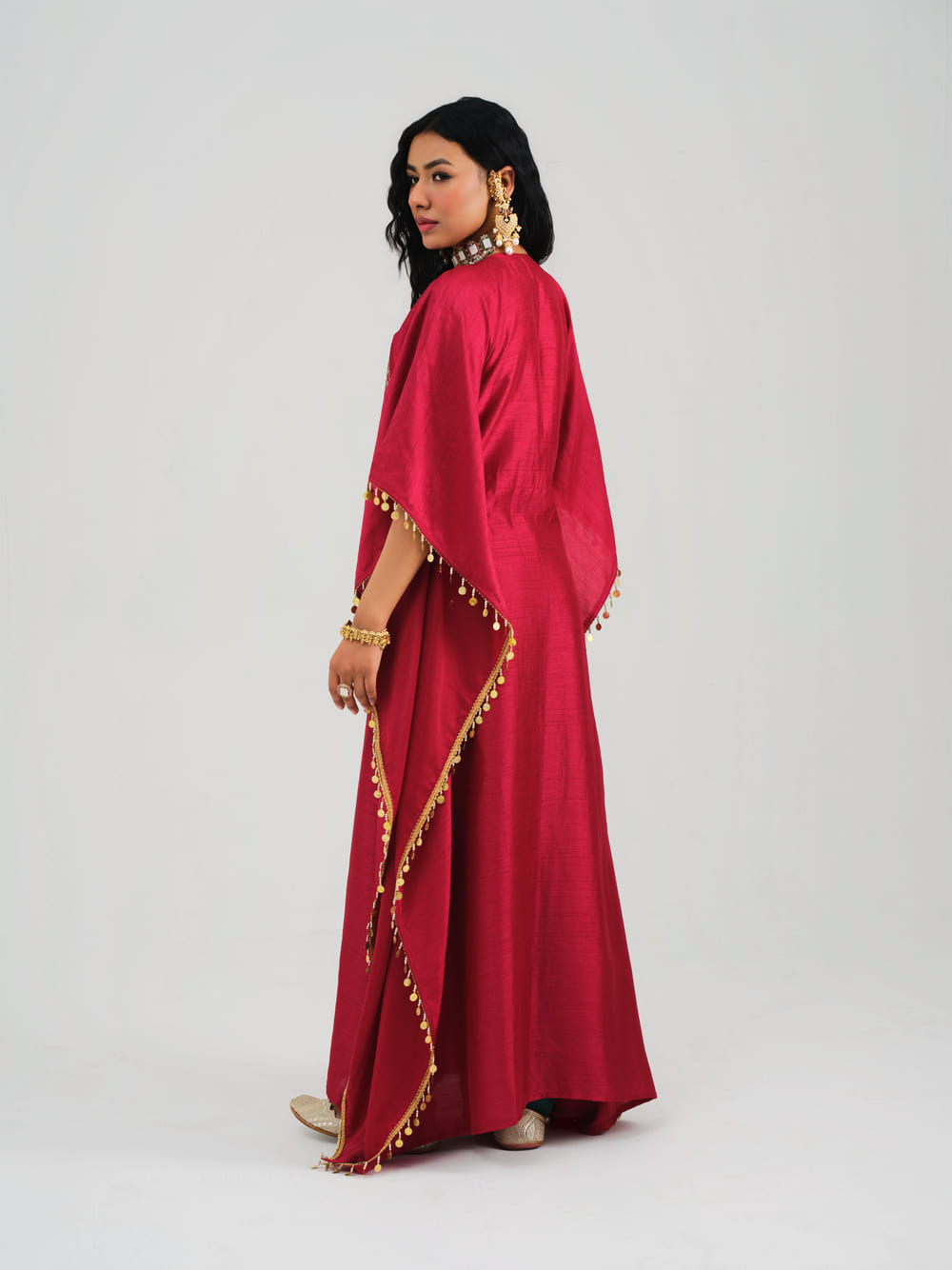 Mastani Lal Kaftan Set