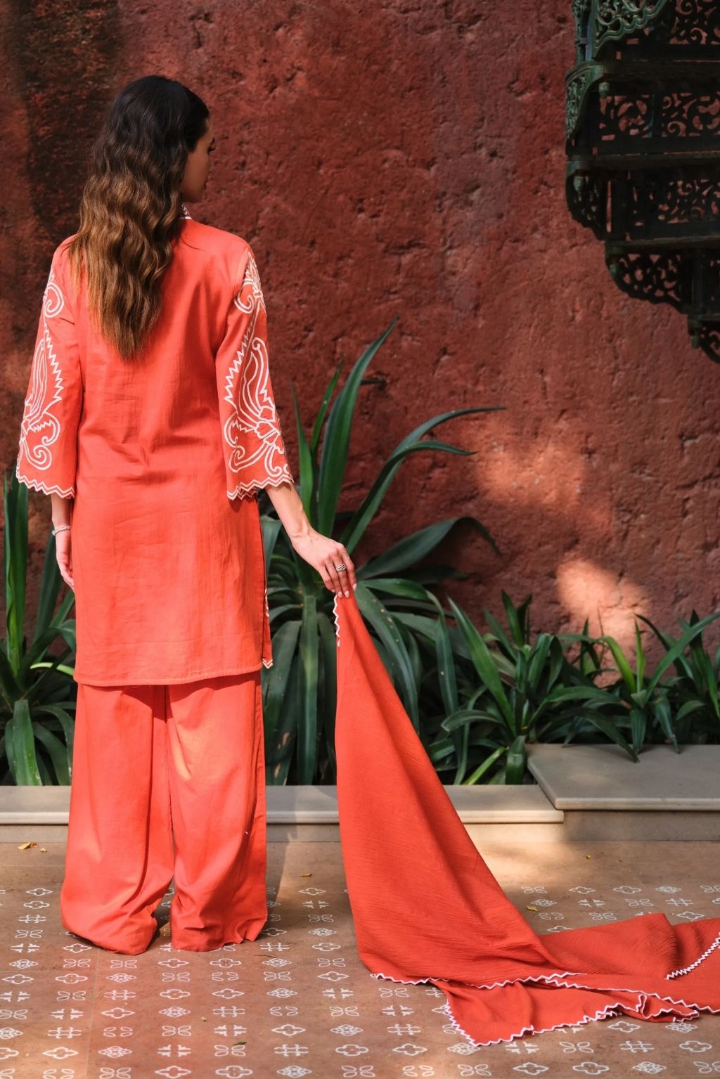 Hara aangan kurta set