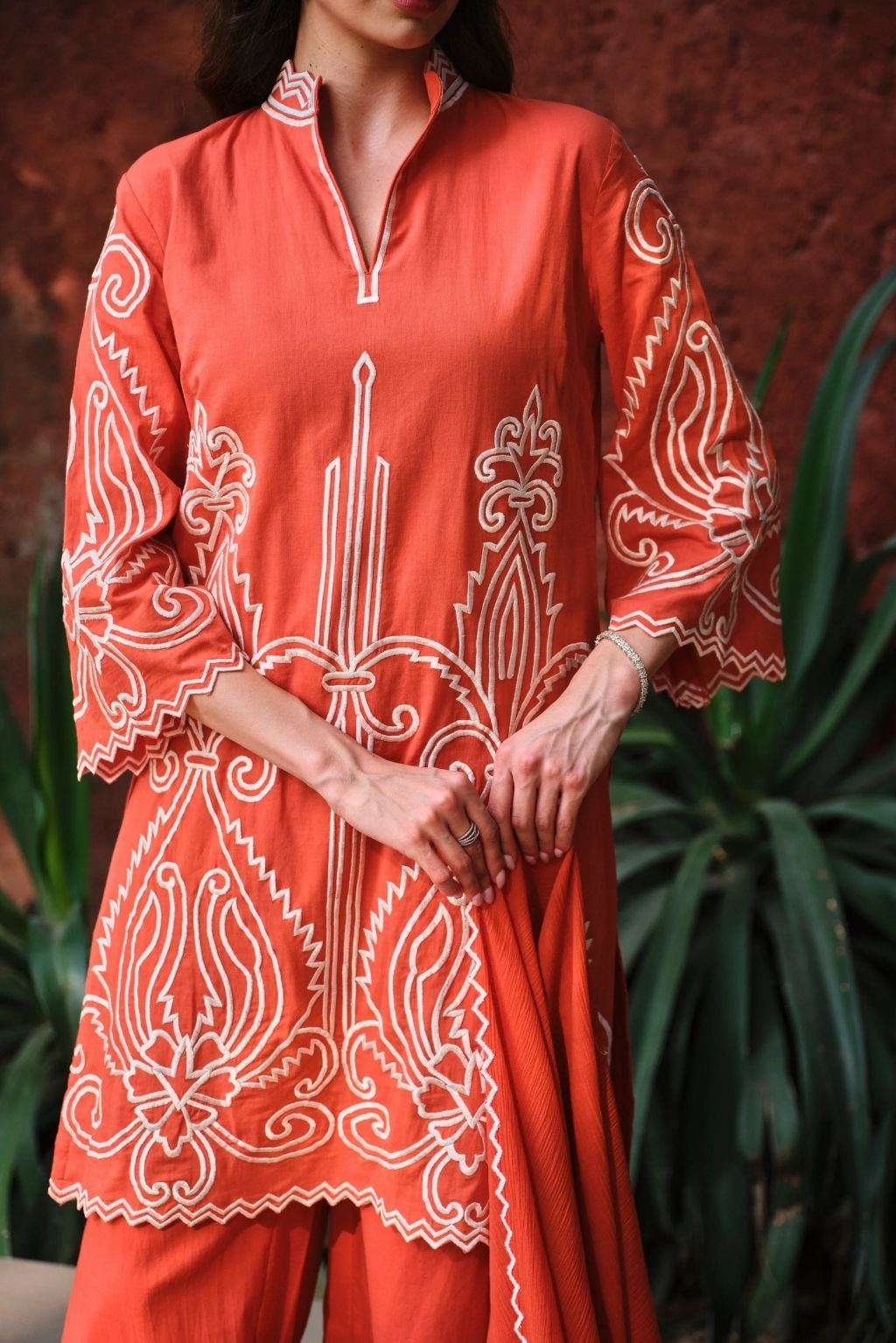 Hara aangan kurta set