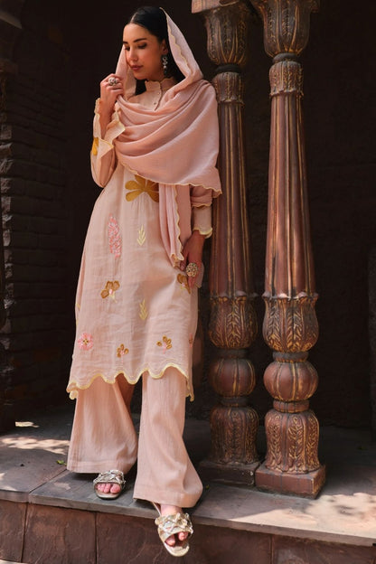 Noor-e-peach jamun kurta set