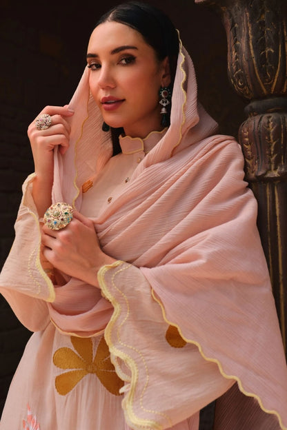 Noor-e-peach jamun kurta set