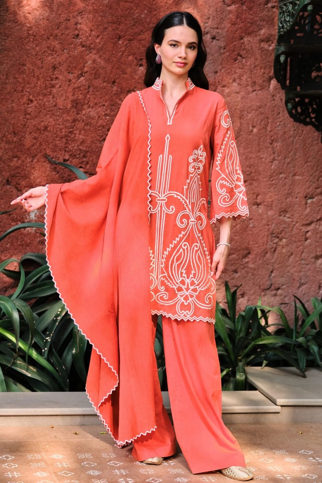 Hara aangan kurta set