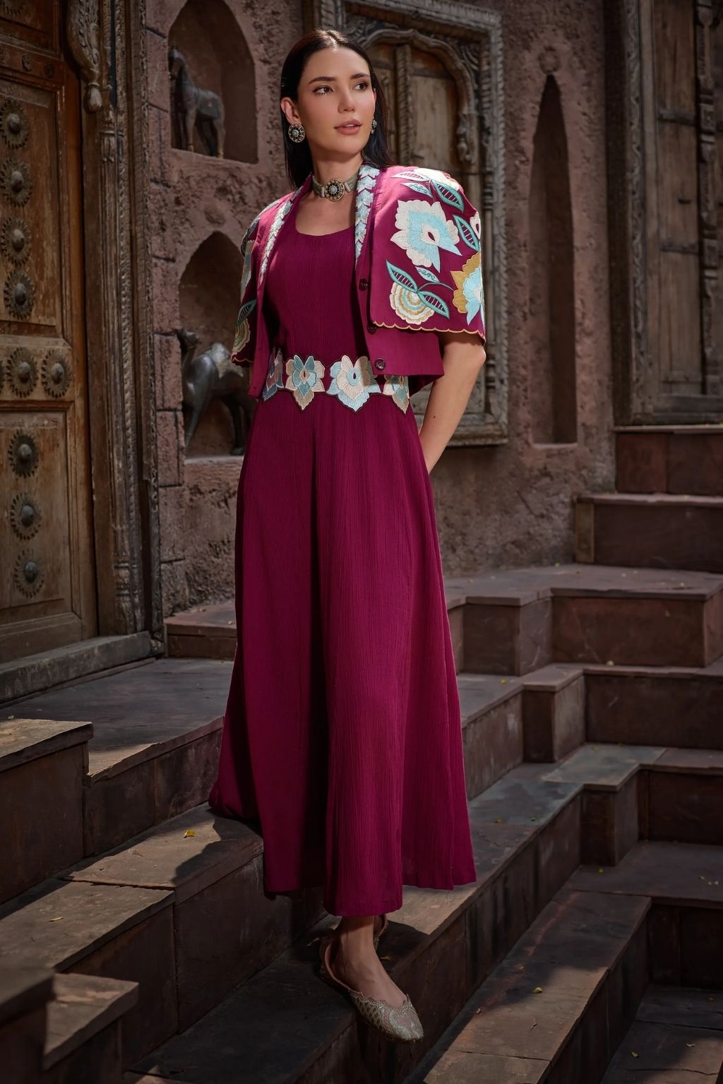 Roshan jamun kali with jacket-jamun