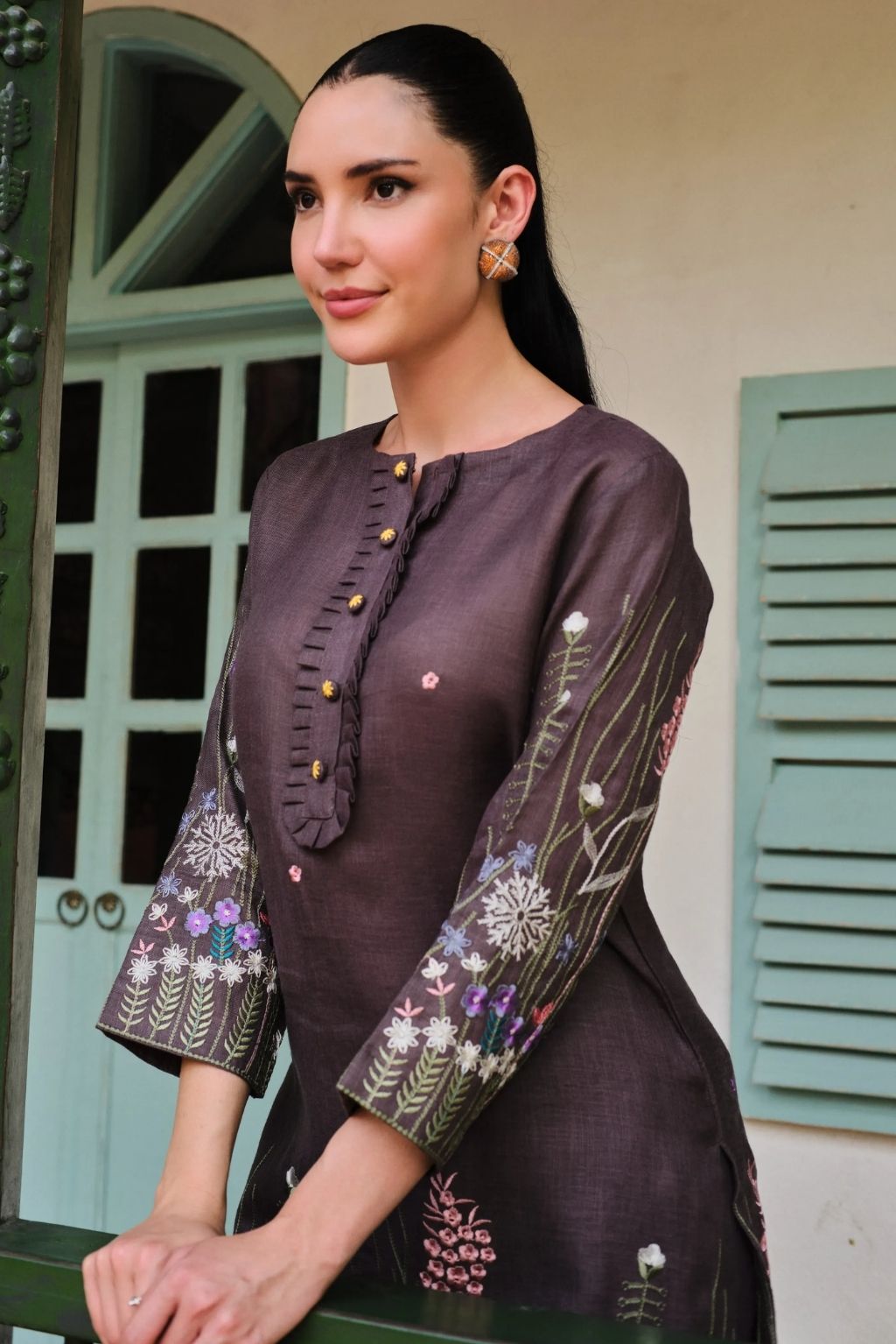 Bageecha jamuni kurta set