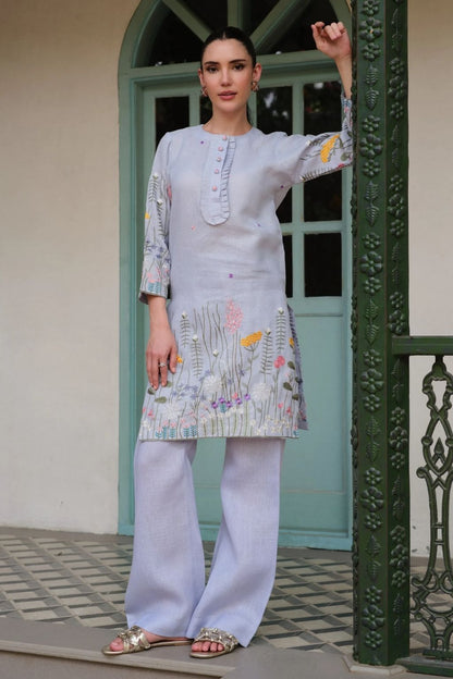 Bageecha aasmani kurta set