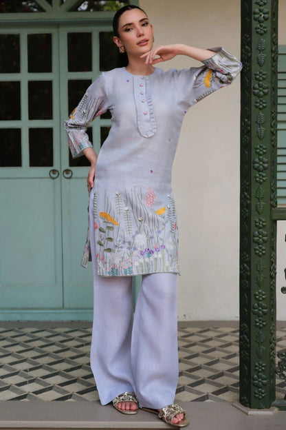 Bageecha aasmani kurta set