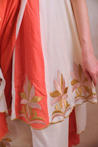 Rooh kali phool kurta salwar set-hara