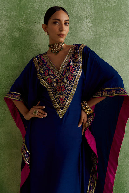 MEGHNA X NEELAM EMBROIDERED KAFTAN SET