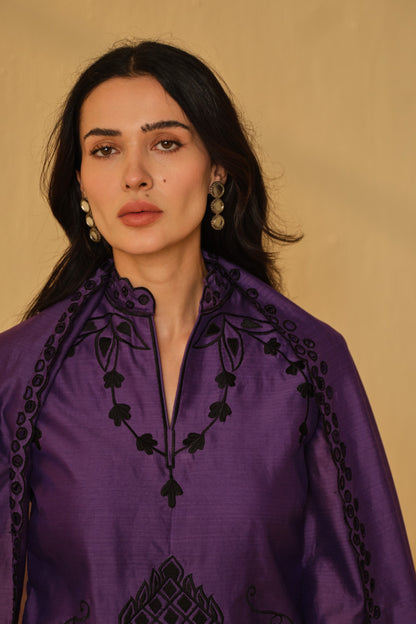 SUFIANA JAMUNI  KURTA SET WITH DUPATTA