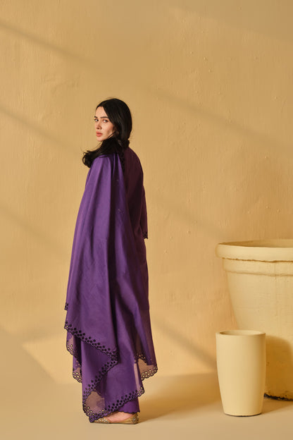 SUFIANA JAMUNI  KURTA SET WITH DUPATTA