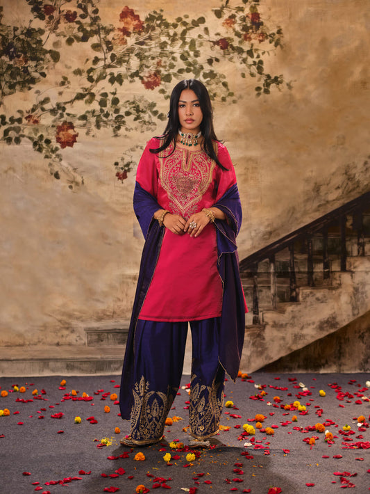 Mastani Jamun Pink Kurta Set