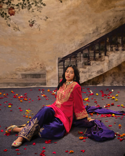Mastani Jamun Pink Kurta Set