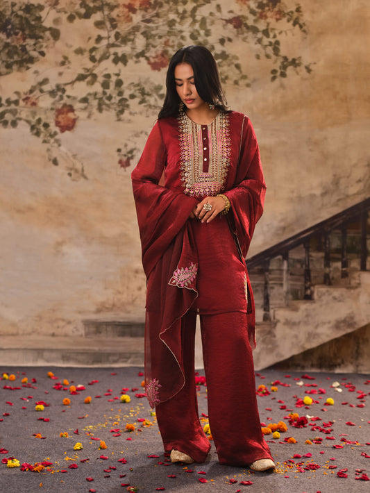 Sindoor Ambi Kurta Set