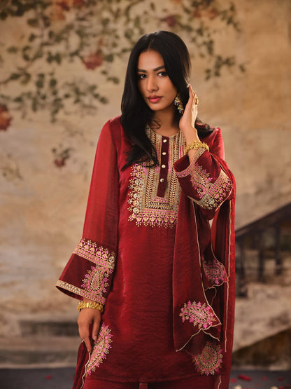 Sindoor Ambi Kurta Set