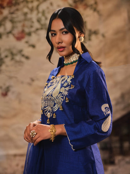 Mastani Afra Neelam Kurta Set