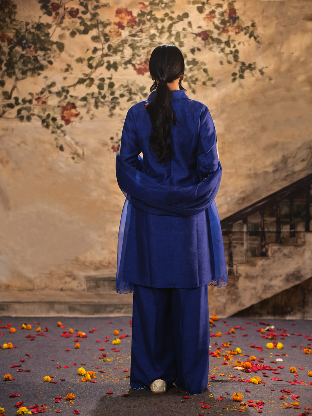 Mastani Afra Neelam Kurta Set